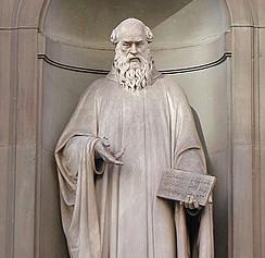 statue de Guy d'Arrezzo à Florence