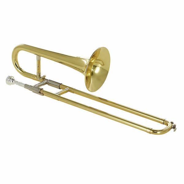 instrument à vent de la famille des cuivres : le trombone à coulisses