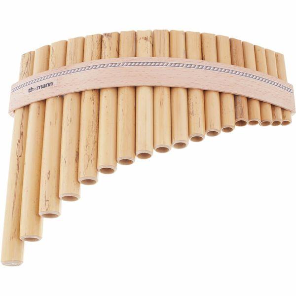 instrument à vent de la famille des bois : la flûte de pan