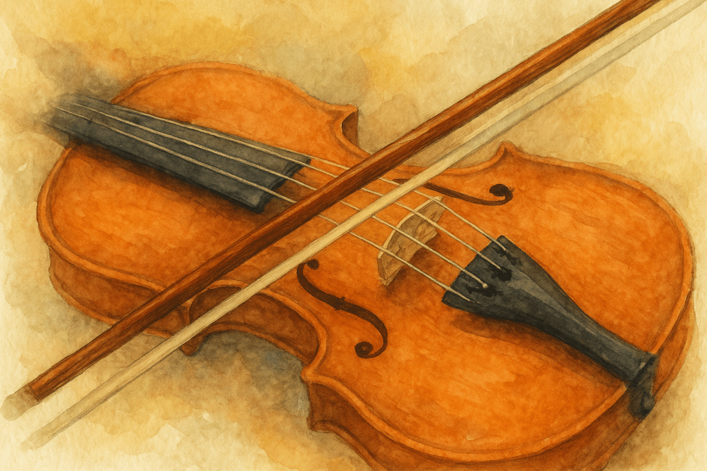 violon avec son archet