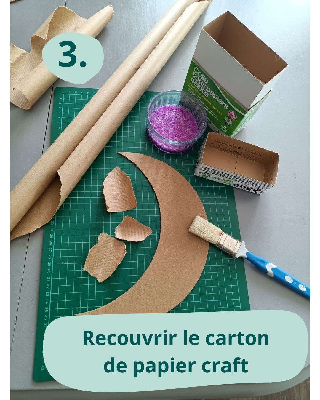 recouvrir de craft