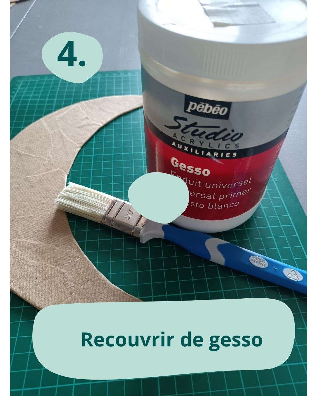 recouvrir de gesso