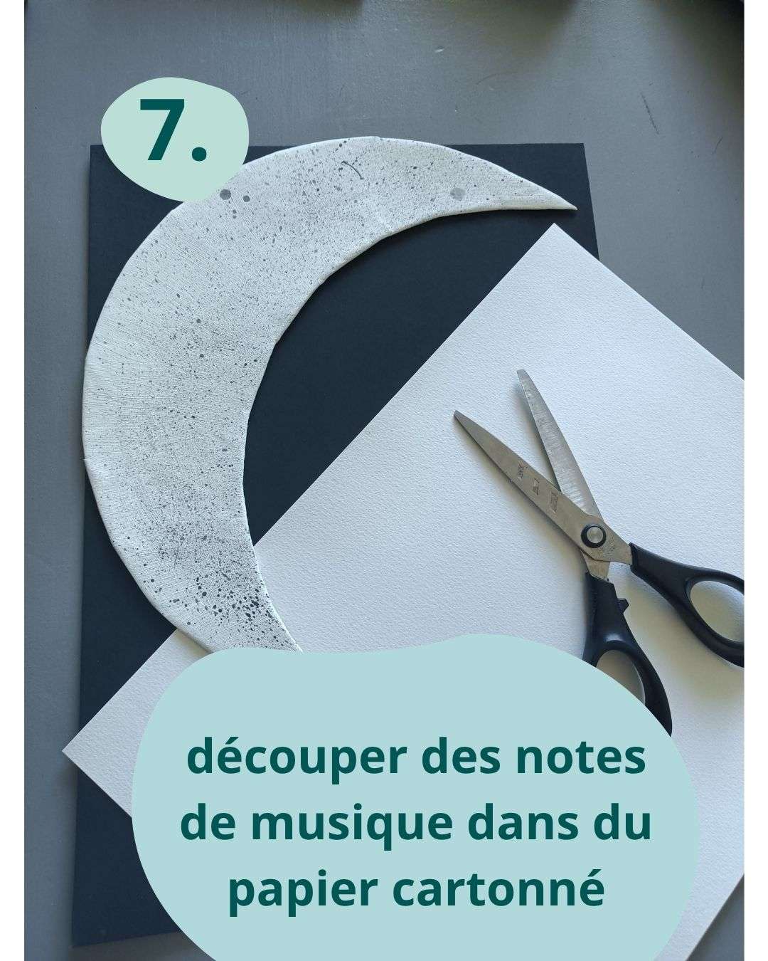 découper des notes de musique