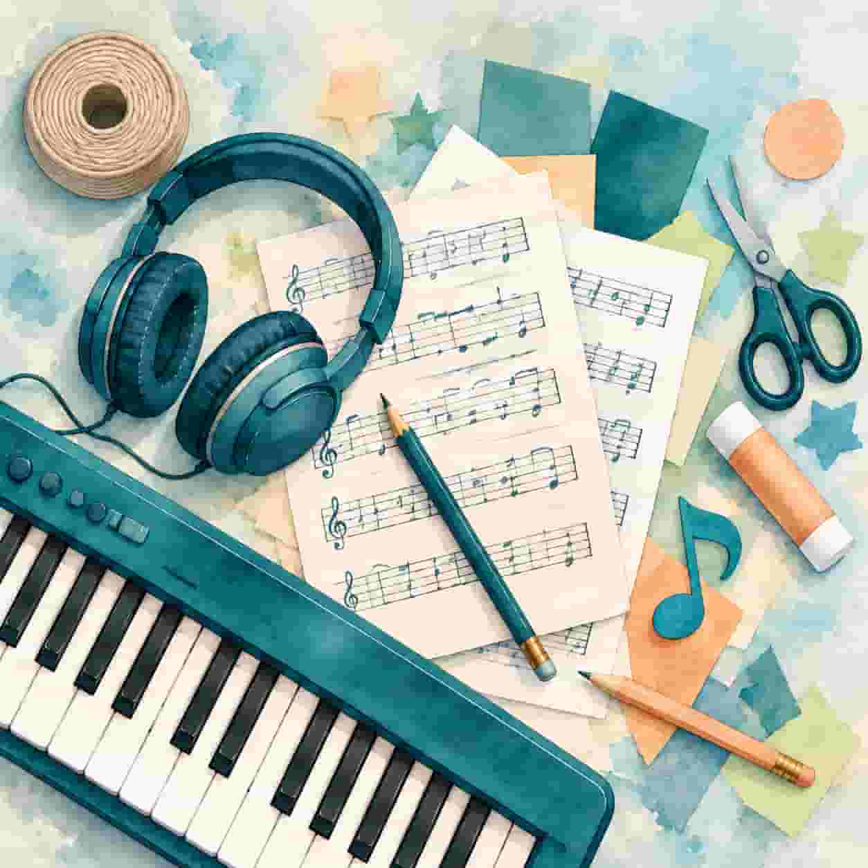 les ressources gratuites : casque audio, clavier, bricolage
